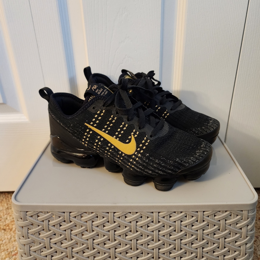 Nike Air Vapormax Flyknit 3 Black Gold